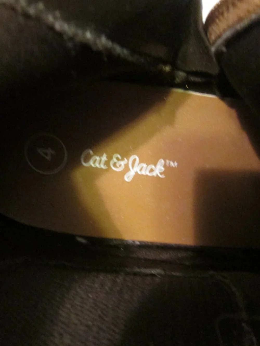 Cat & Jack Girl's Cheeta Print Chelsea Boots Size 4